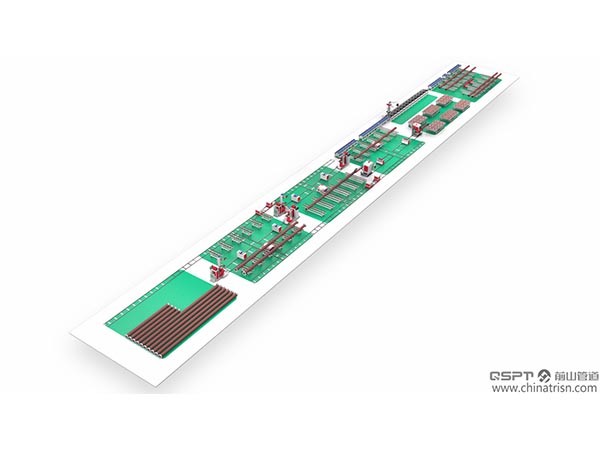 特高压铁塔构件预制生产线